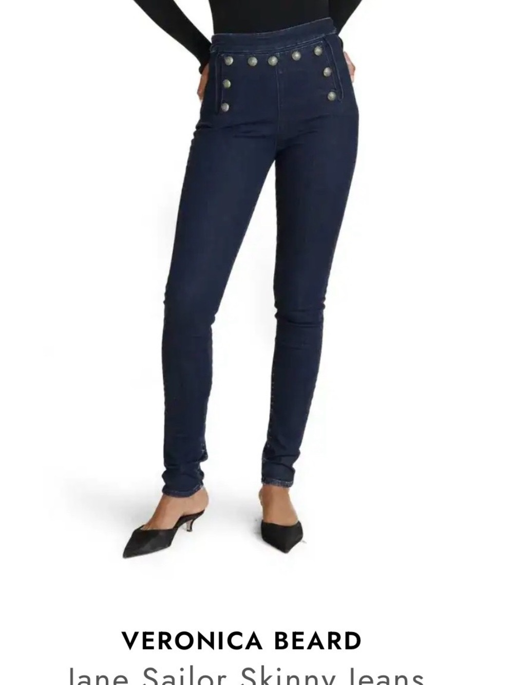 Veronica Beard Jane Sailor Skinny Jeans